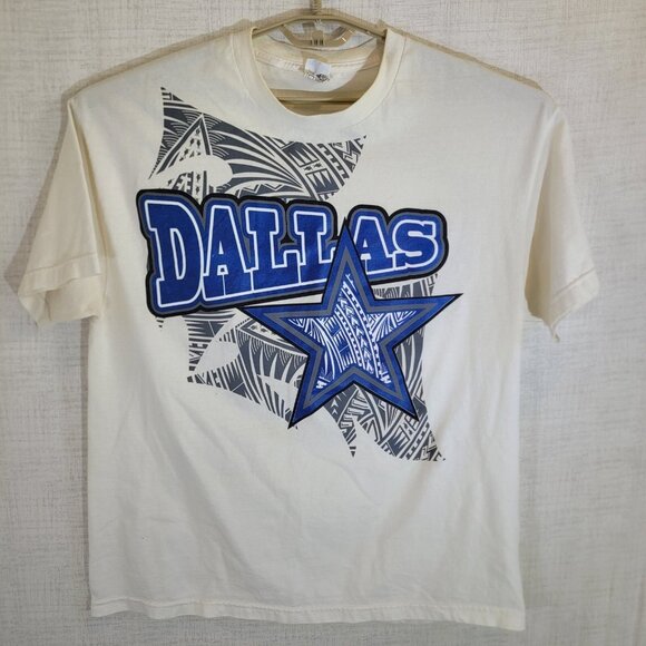 VTG Alstyle Dallas Cowboys T-Shirt Mens XL NFL Americas Team Graphic Tee Read - Picture 1 of 10